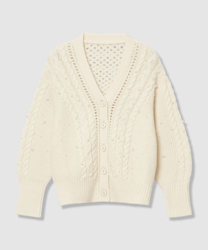◇ バイカラーキーネック5分袖カーディガン|allureville OFFICIAL SITE