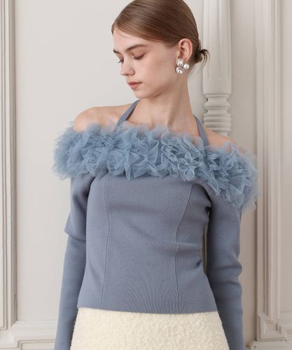 WEB 一部店舗限定 サンフラワービジューカーディガン|allureville