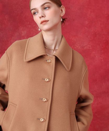ファー衿ニットショートコート|allureville OFFICIAL SITE / ONLINE