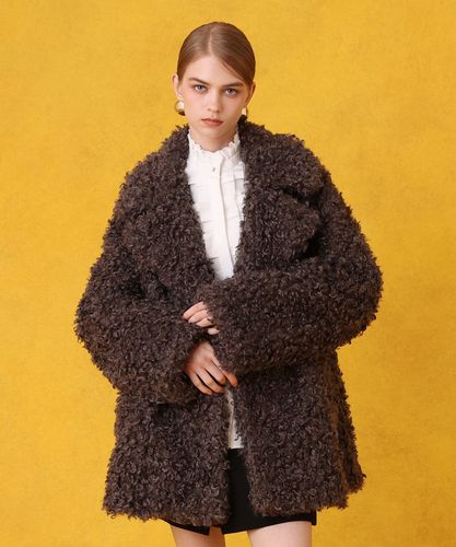 HERNO(ヘルノ－)】 HIGH COLLAR SHORT FUR DOWN|allureville OFFICIAL
