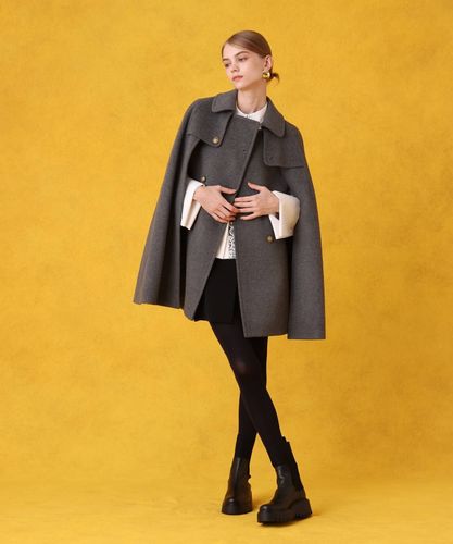 HERNO(ヘルノ－)】 CURLY ECO FUR HIGH NECK コート|allureville