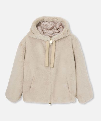 HERNO(ヘルノ－)】 CURLY ECO FUR HIGH NECK CT|allureville OFFICIAL