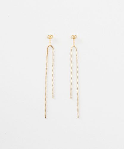 Saskia Diez(サスキアディッツ)】 FLUID EARRINGS SHORT SILVER