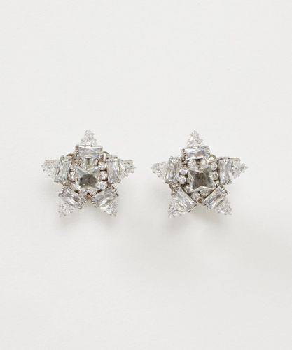 Saskia Diez(サスキアディッツ)】 FLUID EARRINGS SHORT SILVER