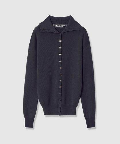 ◇ バイカラーキーネック5分袖カーディガン|allureville OFFICIAL SITE