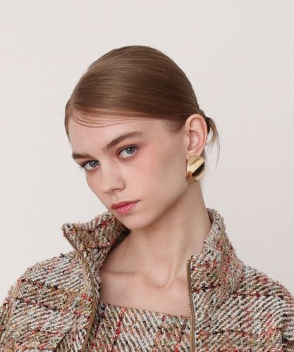 Saskia Diez(サスキアディッツ)】 PEARL BOW EARSTUD|allureville