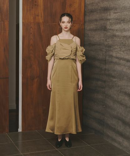 RANDOM SHIRRING SETUP DRESS