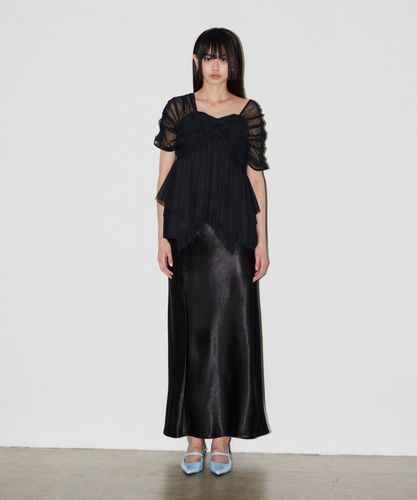 スーツ・フォーマル・ドレス andresd random shirring setup dress RANDOM SHIRRING SETUP DRESS