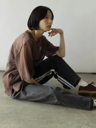RADIATE デニムドッキングスウェットパンツ RADIATE デニムドッキングスウェットパンツ デニムドッキング