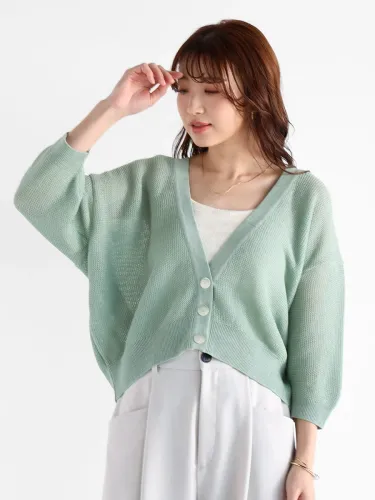 ★④ヤマダヤ VIN カーディガン★ コットンメッシュニットカーディガン - Vin - Vin｜YAMADAYA STORE