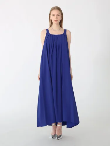 デコルテタックロングワンピース - Aga - Aga｜YAMADAYA STORE