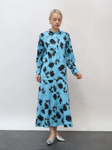 フラワーモチーフプリントワンピース - Aga - Aga｜YAMADAYA STORE