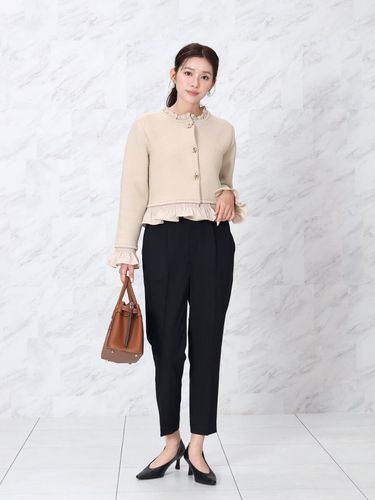 シャーリングフリルニットカーディガン - FENNEL - FENNEL｜YAMADAYA STORE