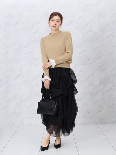 フリルドッキングニットトップス - FENNEL - FENNEL｜YAMADAYA STORE