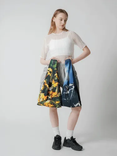 NON TOKYO×:ETHR OF PRINT RIB BAG - NON TOKYO - :ETHR OF