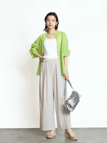 とろみイージーワイドパンツ - Grandtable - FENNEL｜YAMADAYA STORE