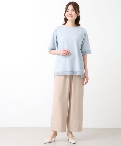 【送料込み/匿名配送】 スナイデル　レースシフォンチュニック　青山限定 レディース レース チュニック丈 Tシャツ通販 [0302-63236