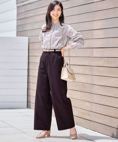 レディース ワイド ストレート パンツ通販 [0305-65501