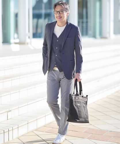 メンズ ストレッチ サッカー テーラード ジャケット通販 [1604-53404