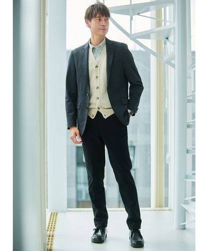 メンズ ジャージ素材 テーラード ジャケット通販 [1604-55406