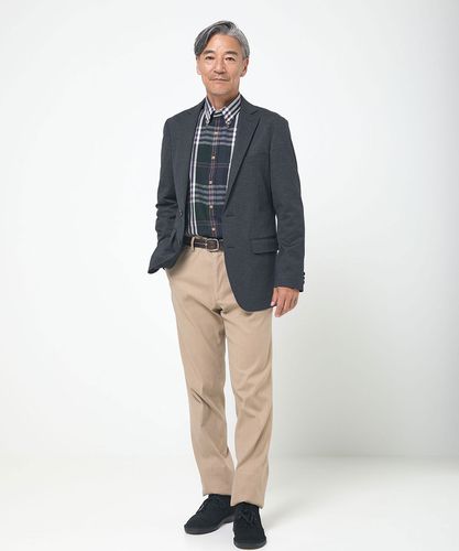 メンズ ジャージ素材 テーラード ジャケット通販 [1604-55406