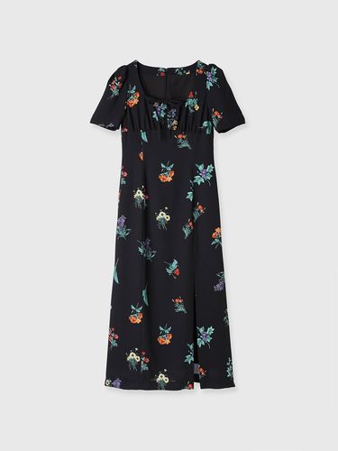 LACE SWITCHING DRESS