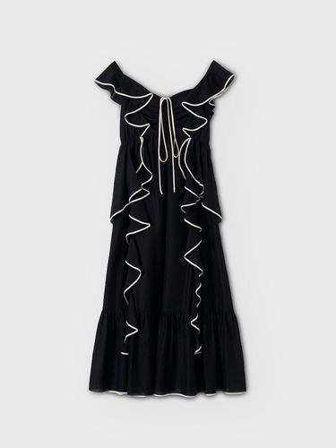 LACE SWITCHING DRESS