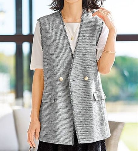 新品♡yori グレンチェックジレ グレンチェック ジレ / uncrave | ファッション通販 【公式通販】オン