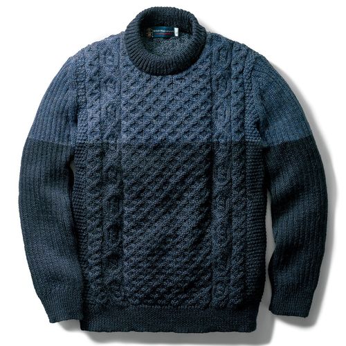 ペレグリン ブリティッシュウールのアランセーター | ライトアップ
