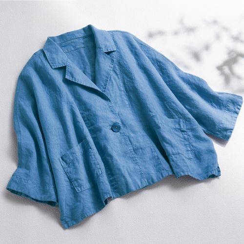 ツチエ リネンコンパクトジャケット／当社限定 | ライトアップ