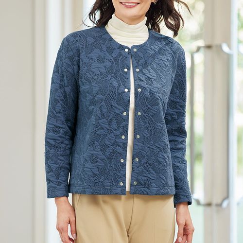 Plantation CW BIZEN ストライプ ジャケット インディゴ染め サッカーストレッチ ストライプジャケット #3450 アイズフロンティア