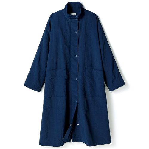 坂本デニム 江戸黒染めデニムのキルティングハーフコート／レディス