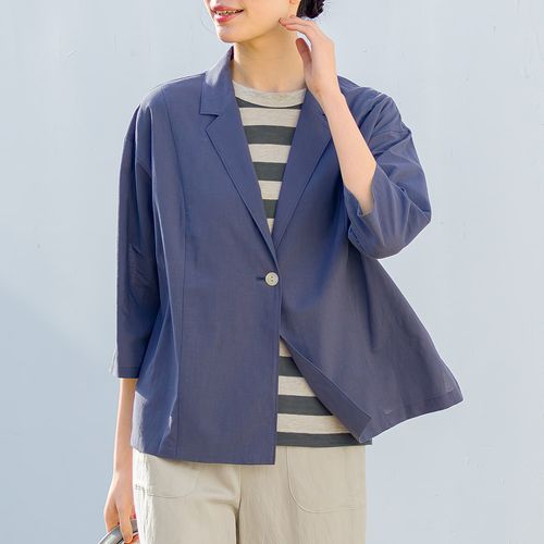 ヤッコマリカルド ピンタックカットソージャケット | ライトアップ