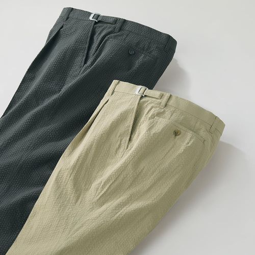 エミネント 洗えるウール混・太コーデュロイスラックス | ライトアップ