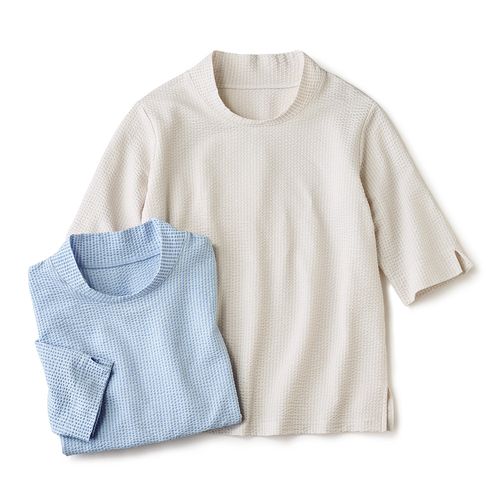 プリスティン 七分袖カットソー サイズM - プリスティン 七分袖Tシャツ／3枚組 | ライトアップオンラインストア