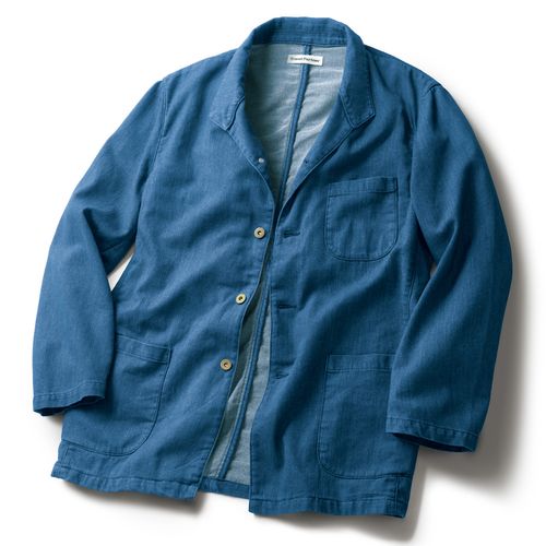 FACTORY（ファクトリー）| リネンコットンケープブルゾン Cotton Whip Chord Vintage Zip Jacket — Khaki – La Garçonne
