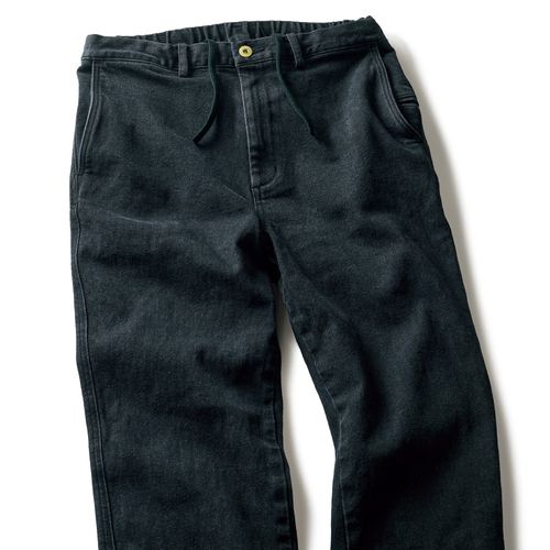 デニムワークス 8オンス・大人の綿麻ストレッチデニムパンツ | ライト