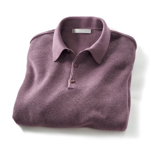カシミヤ　ニットポロ URBAN RESEARCH ROSSO MEN セーター ニット コットンカシミヤニット