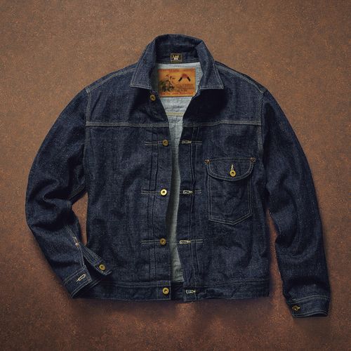 坂本デニム 江戸黒染めデニム・トラッカージャケット | ライトアップ