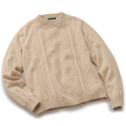 ペレグリン ブリティッシュウールのアランセーター | ライトアップ