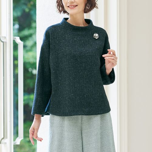 照縞（TERASHIMA） 亀田縞フリル付きかっぽう着 | ライトアップ