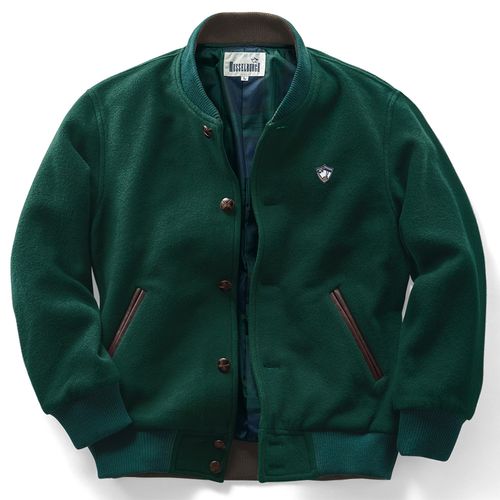 ラコステ ウール混メルトン・スタジアムジャンパー | ライトアップ