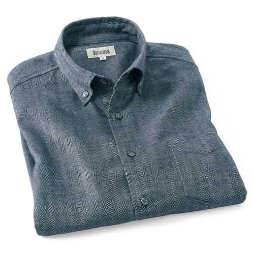 滋賀麻工業 近江ちぢみの草木重ね染め七分袖シャツ | ライトアップ