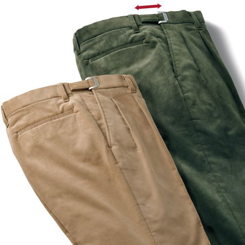 エミネント 洗えるウール混・太コーデュロイスラックス | ライトアップ