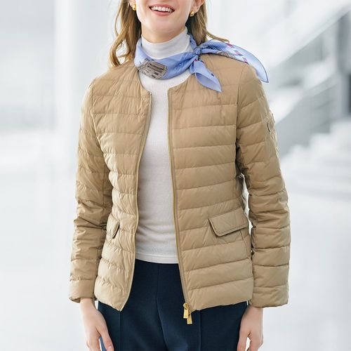 タトラス ノーカラーライトダウンジャケット／BREVA | ライトアップ