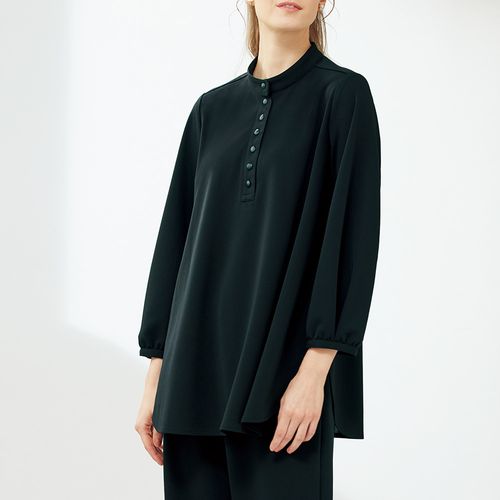 WOOL FACTORY 洗えるウールのベストチュニック | ライトアップ