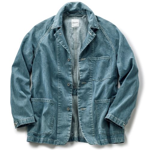 坂本デニム 江戸黒染め刺し子織りカバーオール | ライトアップ