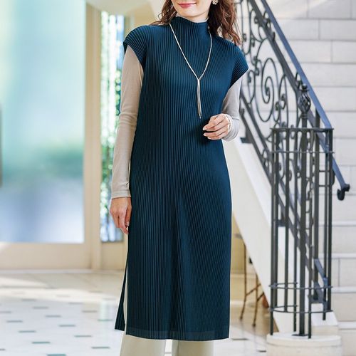IENA 三ツ杢　ロングベスト IENA（イエナ）の「コットンカシミアロングベスト（ベスト）」 - WEAR