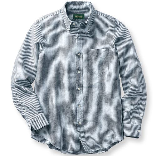 OUR 播州織ストライプ柄のベーシックシャツ　【LEE別注】 LEEマルシェ】OURHOMEのシャツは着回し力がすごい | LEE