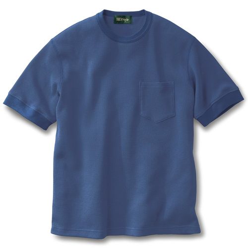 アンティーチポ イタリア製コットンモックネックTシャツ | ライト